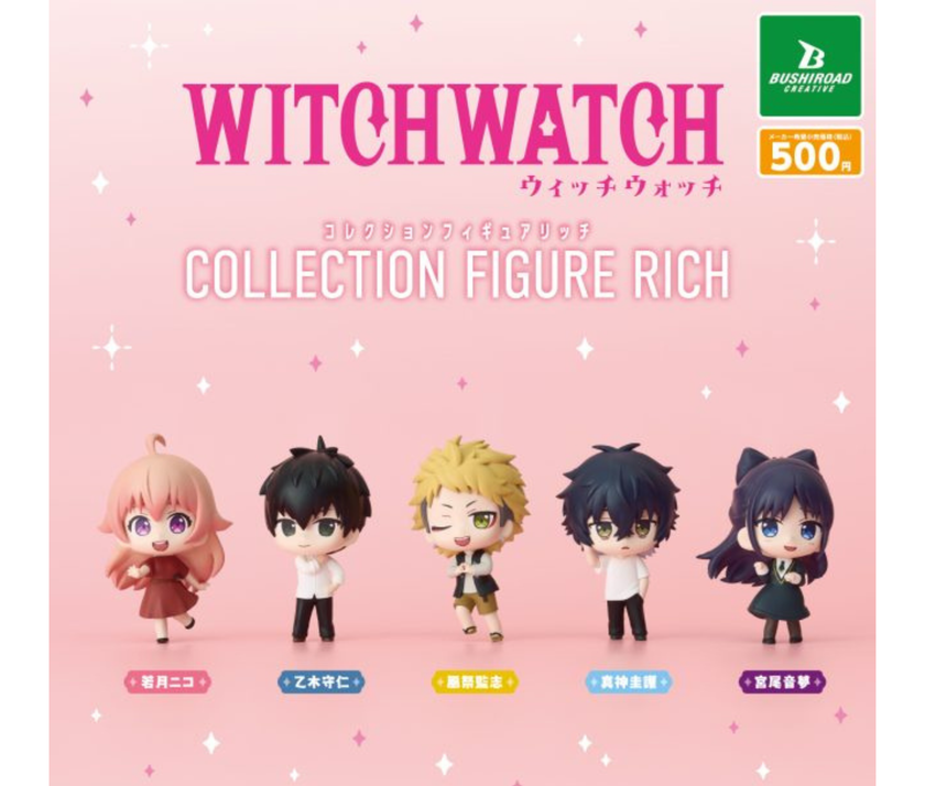 【ガチャ蔵】TV Anime WITCH WATCH Collection Figure RICH[Complete Set of 5]