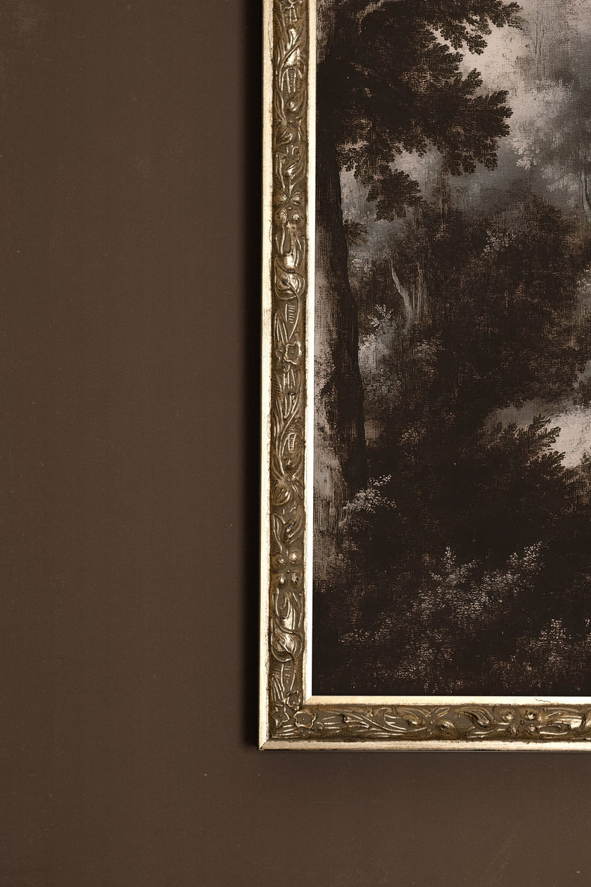 FORÊT OUBLIÉE, CADRE VINTAGE ARGENT