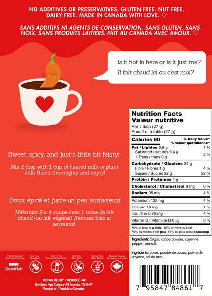 6-PACK Spicy Hot Chocolate - Drop it like it's Hot (Chocolate)