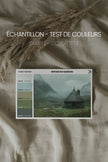 REFUGE DU GARDIEN, Oeuvre sur toile étirée