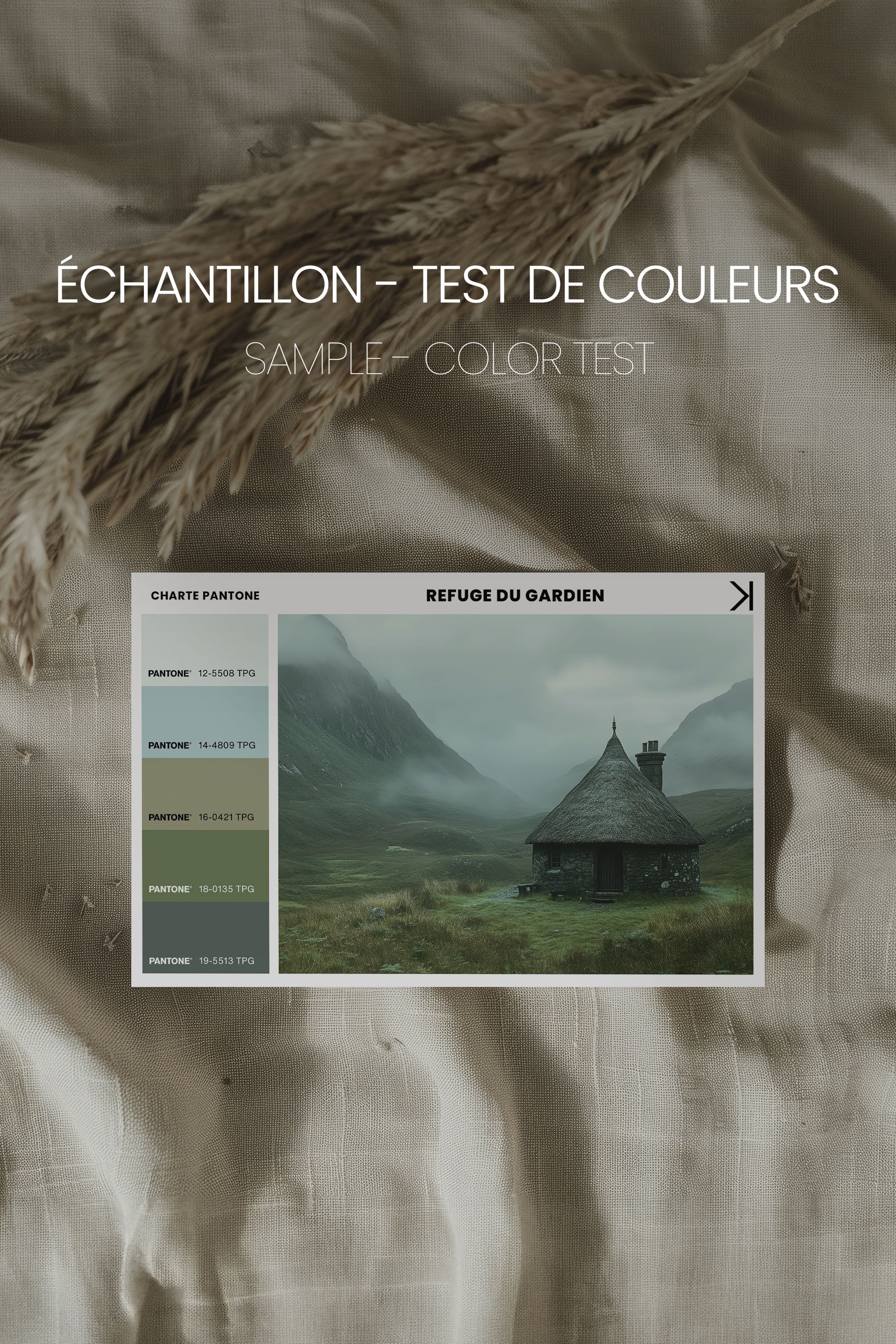 REFUGE DU GARDIEN, Oeuvre sur toile étirée