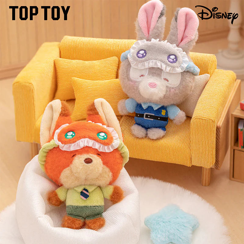 Disney Squinting Sleepwear Series Plush Pendant Blind Boxes (1 Random Box)