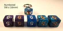 Customizable Die Key Chain