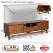 Elara Solid Wood TV Stand