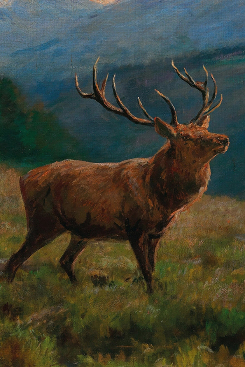 ÂME DE LA FORÊT, CADRE VINTAGE BRONZE