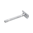Merkur 3-Piece DE Safety Razor, Closed Comb, Knurled Extra Long Handle, Matte Chrome