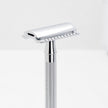 Merkur Razor Set 2-pieces ( Razor 23 001, and Stand 4005 001), Bright Chrome, MK-2381001