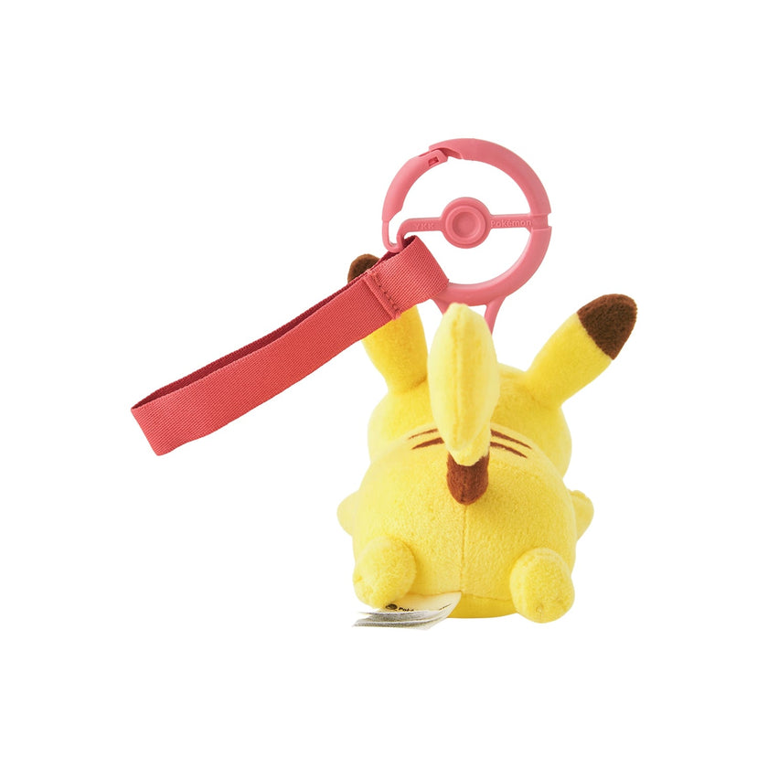 10 poke 10 colors Aggresive Pikachu Plushie Keychain (Pokemon Center Japan)