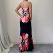 Women's Floral Print Strapless Slim-fit Maxi Dress | Canada & USA