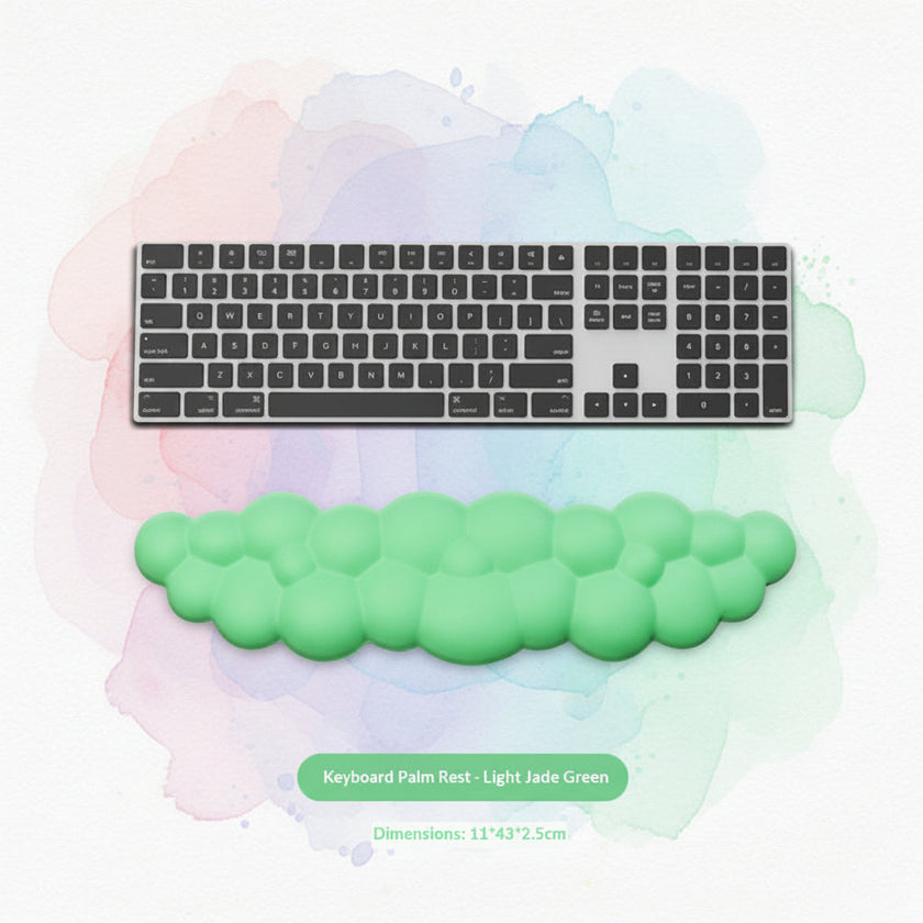 Cloud Wrist Rest Mouse Pad – Anti-Slip Ergonomic Support, 9 Colours