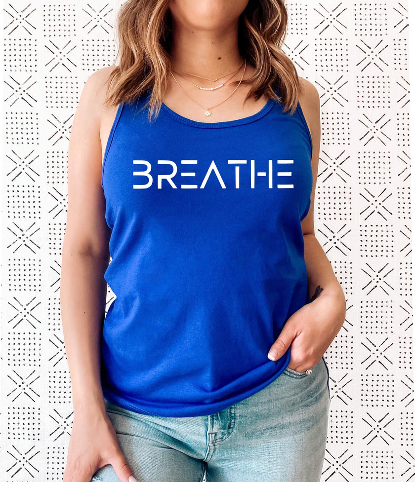 BREATHE Yoga Tank Top