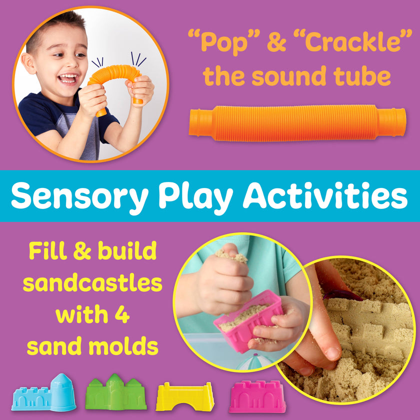 Faber-Castell / Creativity for Kids - Sensory Bin Beach Activity Bin for Kids