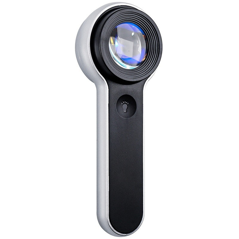 60x LED Magnifying Glass with USB Charging & Pushbutton Switch – 30mm Lens