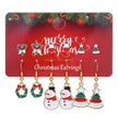 Christmas Stud Combination Suit Snowflake Elk Earrings