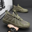 Breathable Mesh Sports Shoes Casual Lace-up Sneakers Men Non-slip Shoes