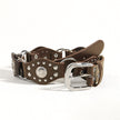 Vintage Riveted Punk Belt – Alloy & PU Unisex Fashion Belt in 110cm & 120cm (12 Styles)