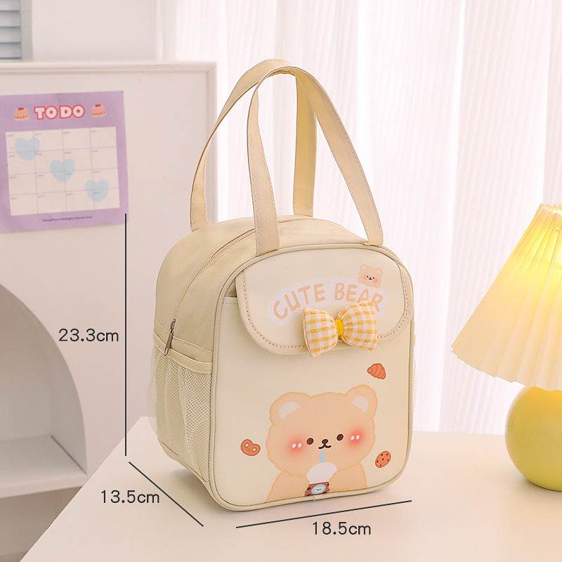 Portable Kids Preschool Cute Cartoon Lunch Bag