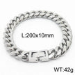 Cuban Link Chain Trimming Chain Jewelry Buckle Titanium Steel Bracelet