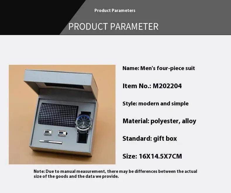 Practical Gift With Hand Gift Business Gift box Suit tie and Wrist Watch