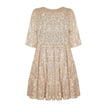 Elegant ladies Sequined Short Mini Skater Dress