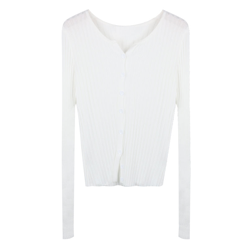 Women's Slim Knit Cardigan Sweater Coat – 6 Colors One Size Canada USA