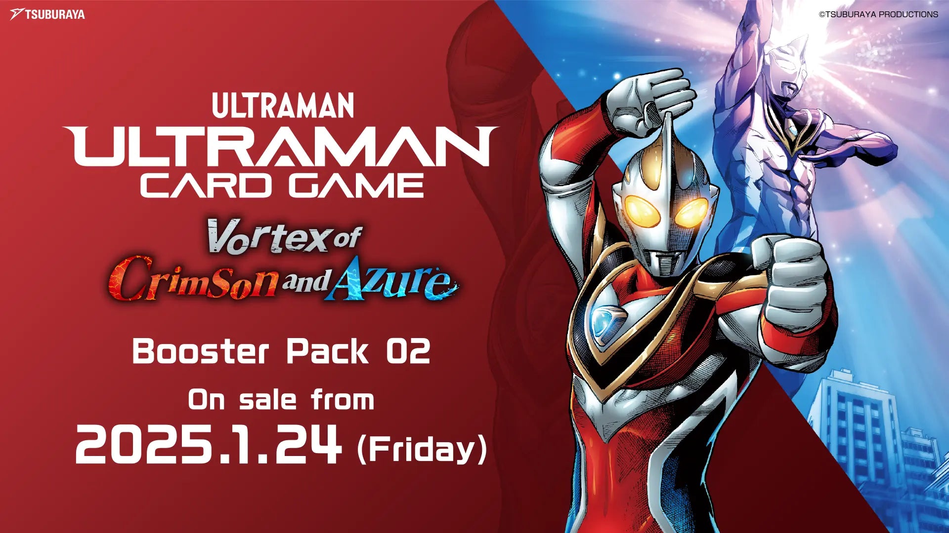 Ultraman Card Game - Vortex of Crimson and Azure - BP02 - Booster Box