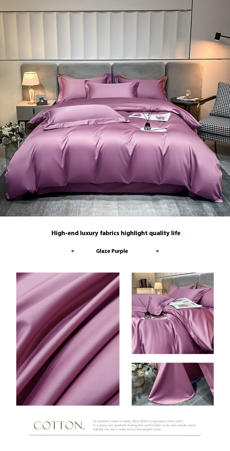 Egyptian Long‑Staple Satin Fabric Cotton Sheet – Luxury, Breathability & Timeless Comfort