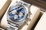 P897 Retro Men's Quartz Watch | Waterproof Luminous Steel Band