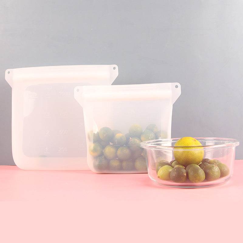 Grocery bag storage vacuum seal bags