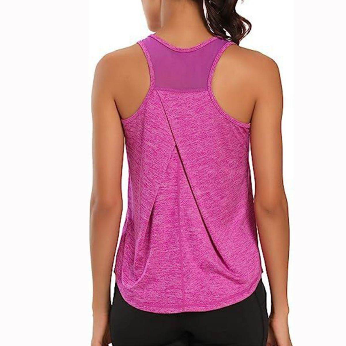 Mesh Yoga Sports Running Vest Sleeveless Workout Tank top women