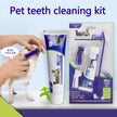 Dog Dental Care Kit – Pet Toothbrush Set with Toothpaste, Finger Brushes & Dual-Head Brush
