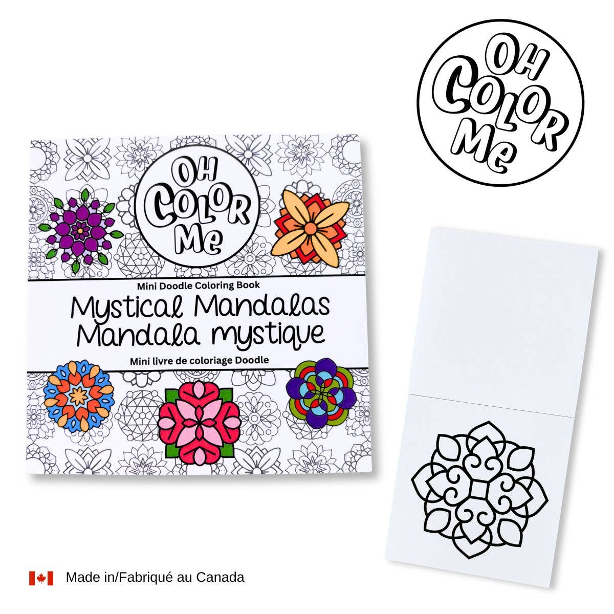 Oh Color Me - Mini Coloring Book Mystical Mandalas, 4