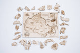 Toy Maker of Lunenburg - Kids Canada Map Puzzle with Native Animals - Made In Canada - High Quality