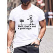 Mens Printed Casual Comfort Short-Sleeve Top