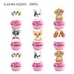 Dog Paw Party Tableware Set – Birthday Plates, Cups, Cutlery & Decorations