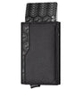 Credit Card Case With Double Id Window Rfid Blocking Automatic Leather Up Card Wallet
