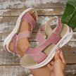 Women's Cloth Platform Beach Sandals