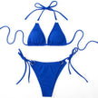 Sexy Bikini Set Summer Side Tie Thong Bandage Style Swimsuit Womens Clothing