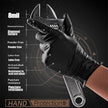 Thickened Diamond-Textured Nitrile Gloves 100 Pack – Heavy-Duty Disposable Gloves for Mechanics, Machinists & Electricians