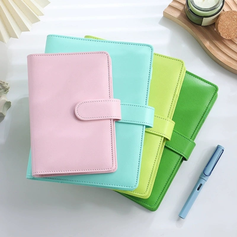 A5 PU Leather Notebook Binder Shell – Macaron Colours | 11 Colours