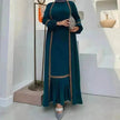 Elegant Two piece for ArabWomen Abaya Underwear dress and Kimono Abaya Open front Abaya for  Middle Easter Arab Dubai Women