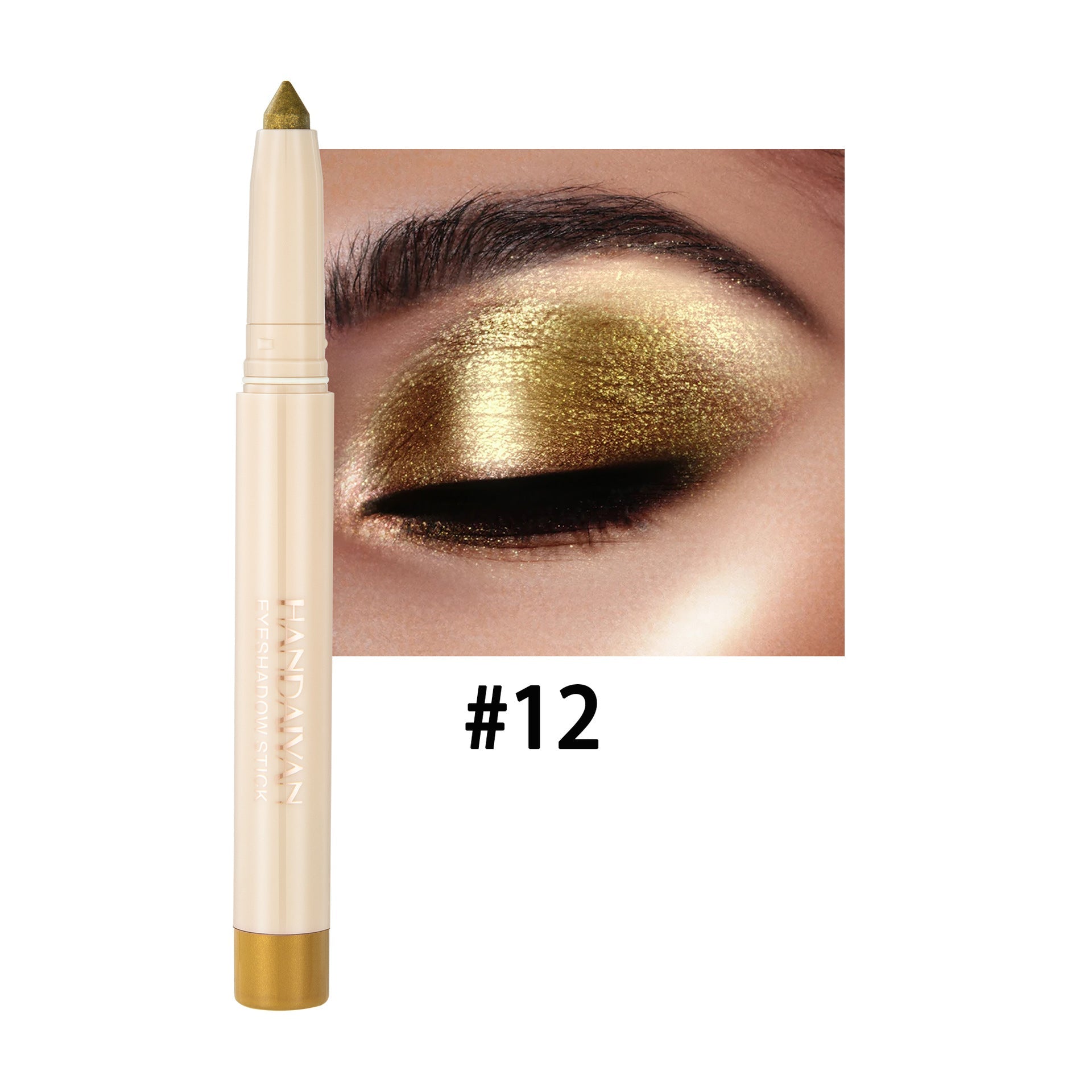 22-Shade Eye Shadow Stick Pen – Dual-Use Eyeliner & Eyeshadow, 22 Colors