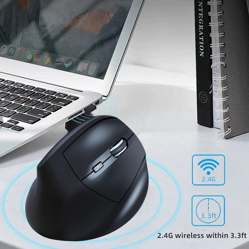 Wireless Bluetooth Vertical Mouse – Ergonomic Rechargeable Mouse for Laptop and Desktop Canada