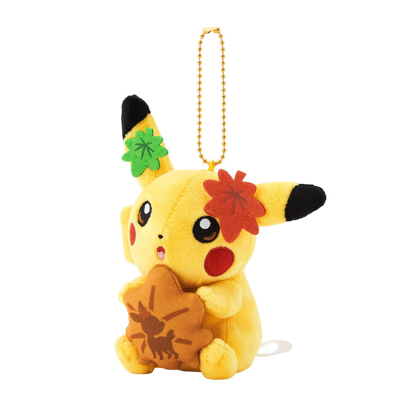 Pokemon Center Hiroshima Momiji Manju Pikachu Plushie Keychain (Pokémon Center Japan)