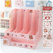 Plastic Desk Organizer File Tray Book Stand Office Rack