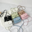 Ladies Leather Square Shaped Flap Quilted Crossbody bag for women