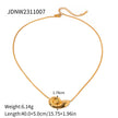 Stainless Steel Shell & Starfish Beach Necklace – Electroplated Clavicle Chain for Women (14 Styles)