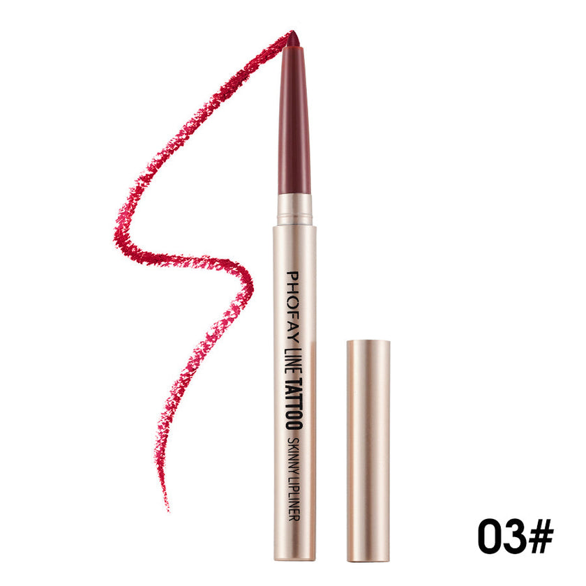 PHOFAY Line Tattoo Skinny Lip Liner – Waterproof, Long-Lasting (Singles & Sets)