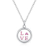 Open Round Hollow Perfume Box Necklace