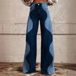 3D Graphic Printed Wide Leg Pants for Women – High Waist Bootcut Graphic Trousers